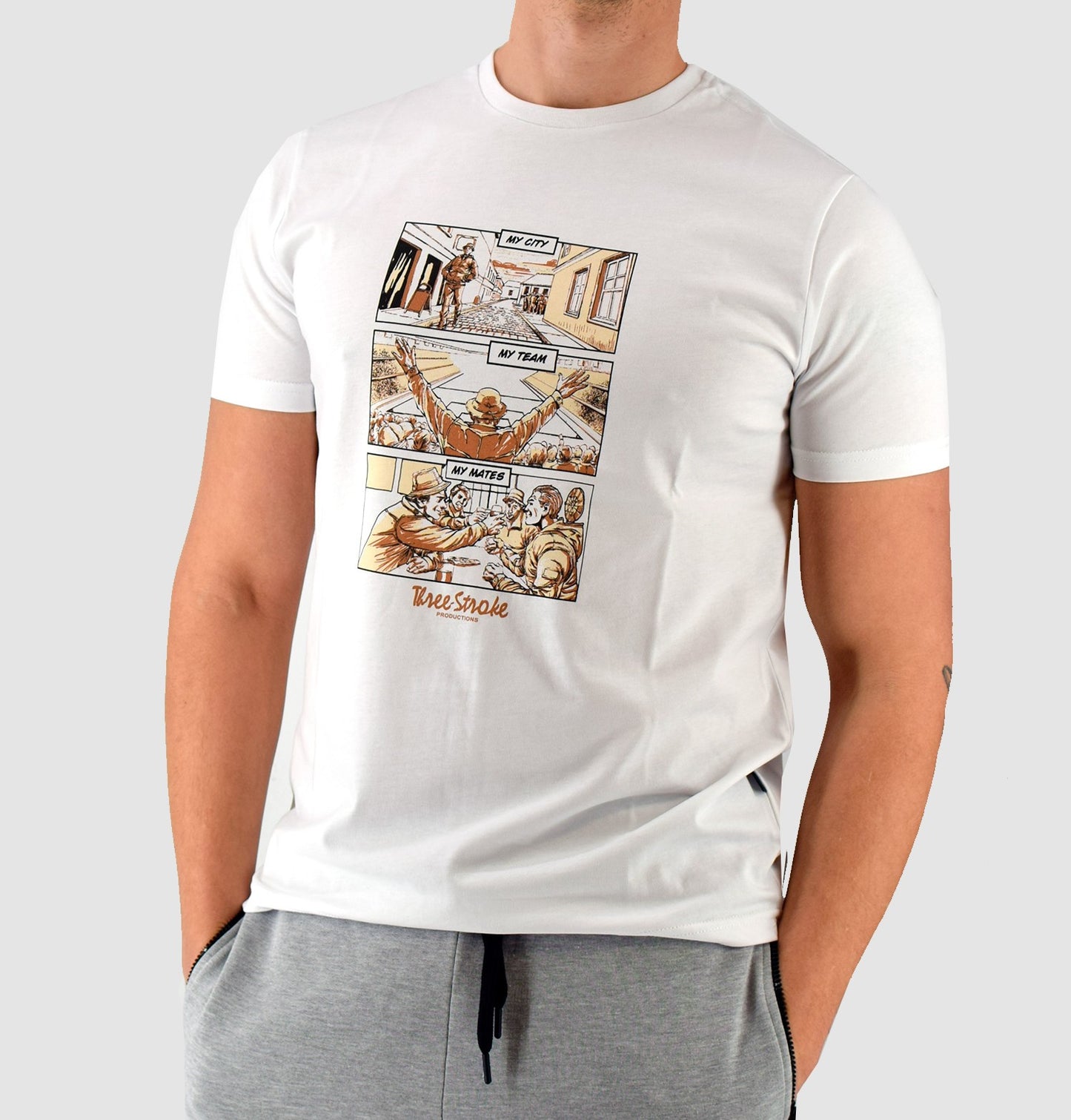 T-SHIRT THREE STROKE