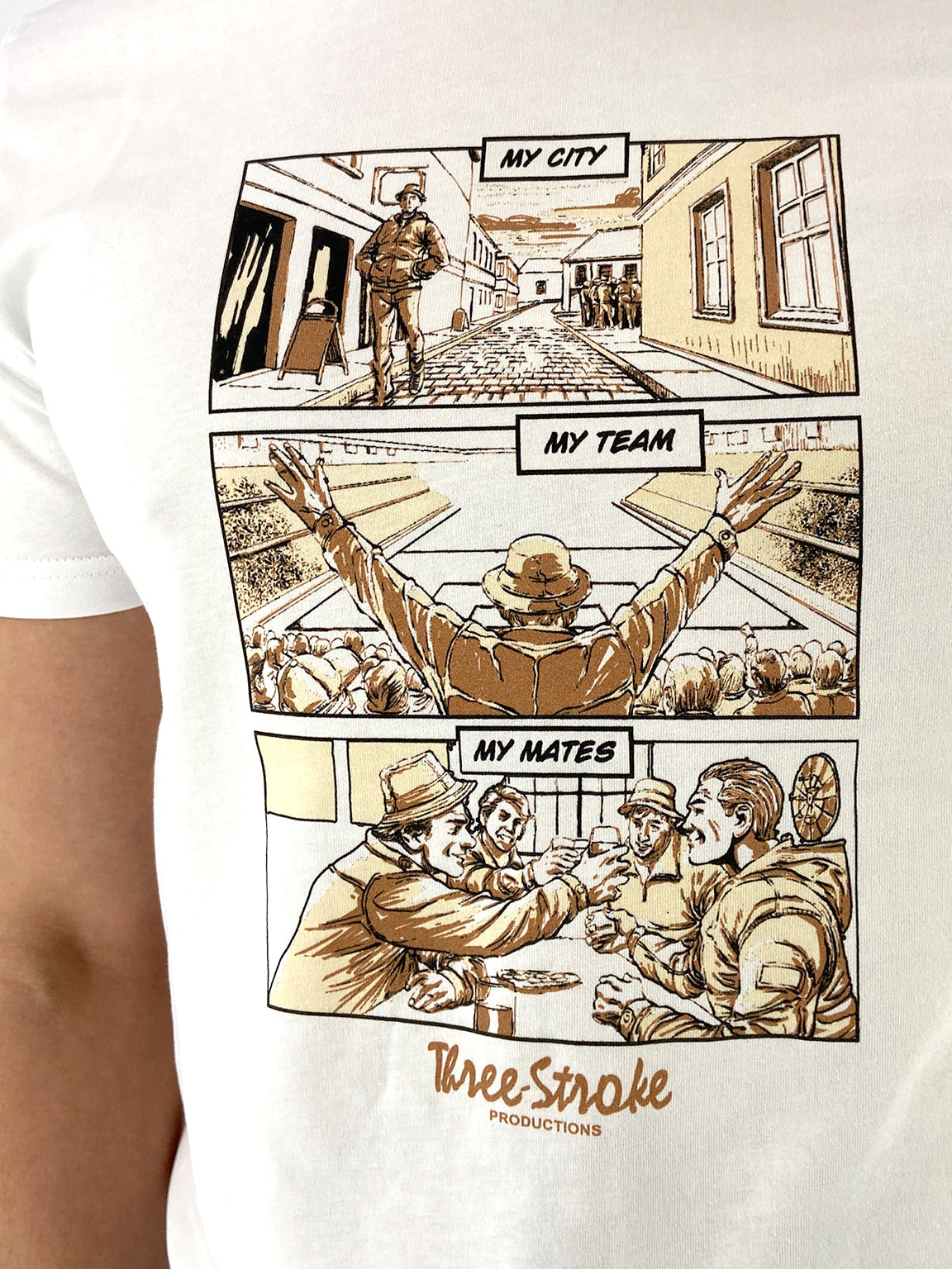 T-SHIRT THREE STROKE