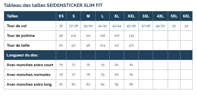 CHEMISE SEIDENSTICKER SLIM
