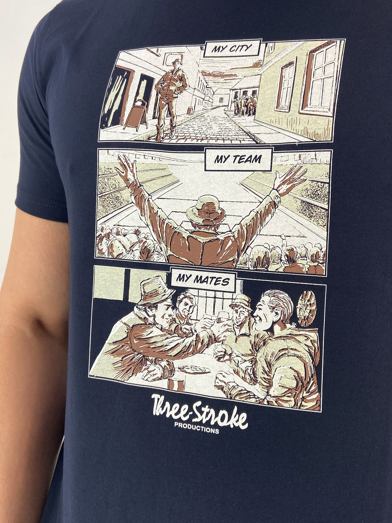T-SHIRT THREE STROKE